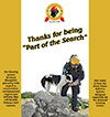National Disaster Search Dog Foundation single bottle design
