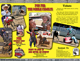 Santa Barbara Fiesta Rodeo brochure